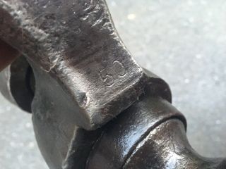 Antique Blacksmith Post Leg Vise 4 1/2” Jaws 41” Tall Forging Tool Blacksmithing 12