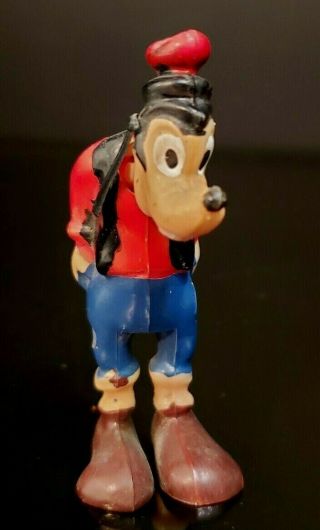 Vintage Disney Toy Louis Marx Co Goofy Bobble Head Toy Disney