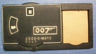 1965 James Bond 007 Code - O - Matic By Multiple Products