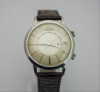 Jaeger Lecoultre Memovox Vintage Alarm Automatic K826 Mens Wrist Watch