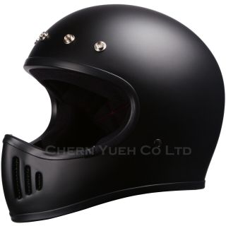 Dot Approve Dirt Bike Motocross Full Face Mx Helmet Matte Black With Retro Visor