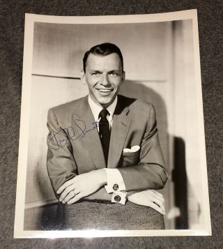 Exquisite 1950s Frank Sinatra Vintage Autographed Photo - - An Uninscribed Gem