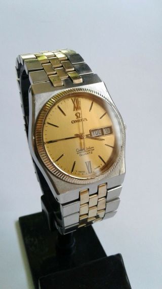 VINTAGE OMEGA CONSTELLATION CHRONOMETER DAY & DATE QUARTZ WATCH Ca.  1970 ' s. 4