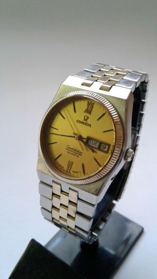 VINTAGE OMEGA CONSTELLATION CHRONOMETER DAY & DATE QUARTZ WATCH Ca.  1970 ' s. 5