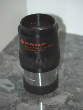 Vintage Celestron 50mm Axiom Eyepiece 2.  0 " For Telescope Made In Japan