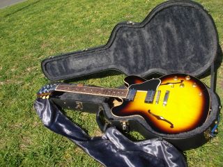 2011 Gibson ES - 335 Dot Gloss Vintage Sunburst ' 57 Classic PAF ' s Near 2