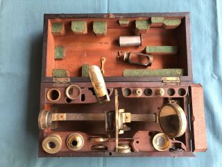 Antique Circa 1830 Thomas Harris & Sons Opticians Microscope