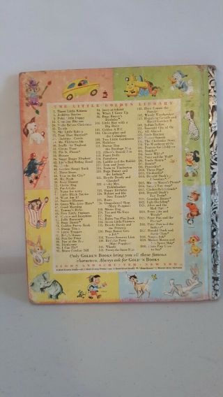 Vintage Walt Disney HIAWATHA Little Golden Book 2
