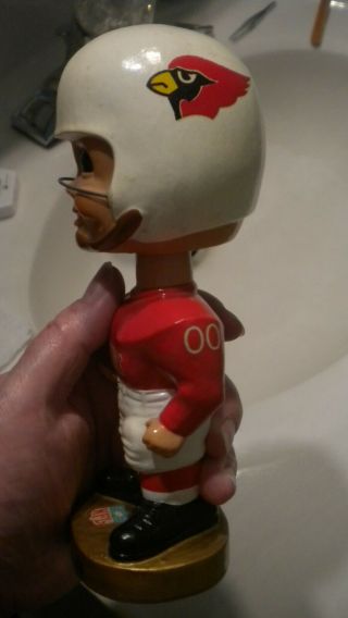 Vintage St.  Louis Cardinals NFL BOBBLEHEAD Nodder 1960 ' s Japan 2