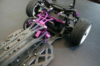 HPI RS4 Pro3 Vintage RC with Hot Bodies Carbon Chassis and Upgrades 5