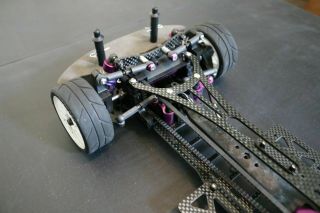 HPI RS4 Pro3 Vintage RC with Hot Bodies Carbon Chassis and Upgrades 6