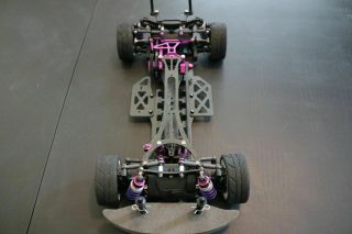 HPI RS4 Pro3 Vintage RC with Hot Bodies Carbon Chassis and Upgrades 7