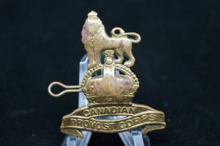 Ww2 Canadian Provost Corps Cap Badge 1