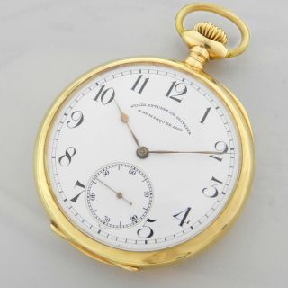 Vacheron & Constantin 18kt Rose Gold Antique Pocket Watch 100 56 Mm