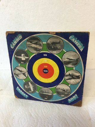Vintage 1940 Era Lindstrom Tool & Toy Co Candid Camera Target Shot Bullseye