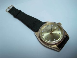 VINTAGE 1969 ROLEX DAY - DATE 18K YELLOW GOLD MODEL 1803 7