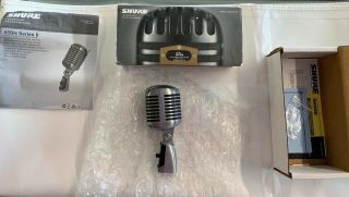 Shure 55sh Series Ii Iconic Vocal Microphone 55 Sh Vintage Style " Elvis "