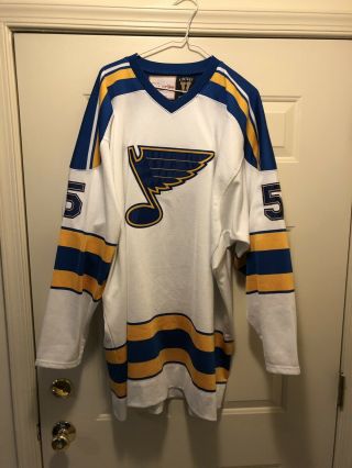 Authentic 60 4x 1982 - 83 St.  Louis Blues Mitchell & Ness Vtg Ramage Jersey