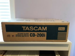 Decware Modified Tascam CD - 200i Tube CD Player 12au7 Preamplifier Amplifier Rare 8
