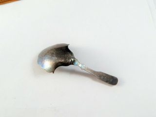 Antique English Sterling Silver Tea Caddy Spoon John Turner Birmingham 1787 - 1812 3