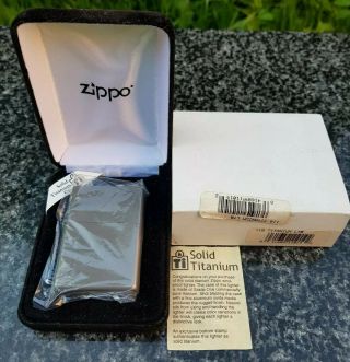 Zippo,  Solid Titanium 2001 ( (extremely Rare))