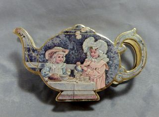 1983 B.  Shackman & Co.  Teapot With Plastic Miniature Teaset