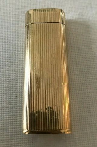 Rare Vintage Authentic Cartier Solid 14K Gold Cigarette Lighter 2