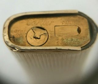 Rare Vintage Authentic Cartier Solid 14K Gold Cigarette Lighter 4