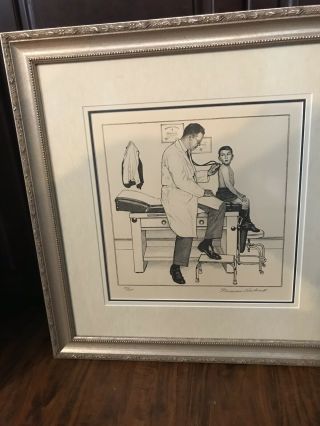 Rare Norman Rockwell - Specialist Signed And Numbered