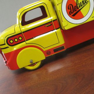 Vintage MARX DELUXE DELIVERY TRUCK PRESSED STEEL Near w/ORIGINAL BOX 4