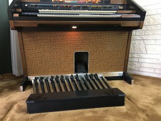 Vtg Hammond Organ Model 2307m W/ Leslie 720 Speaker 4