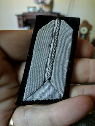 Wwii German Rad Officer Collar Tab Patch