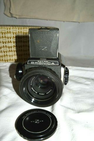 Vintage Zenza Bronica With Nikkor - P 2.  8 F 7.  5cm Nippon Kogaku Lens