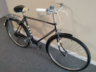 Rare 1960s Hercules vintage 3 - speed cruiser bicycle 21 