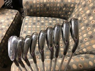 Rare Titleist Ap1 716 Smoke Irons 4 - Pw,  Gw,  W2 Lz 6.  0 Stiff