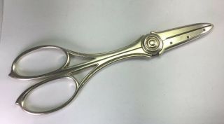 Antique Victorian C1880 Gorham Sterling Silver Scissors Shears Sz 6.  25”l M36 97g