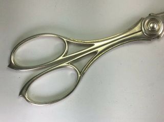 Antique Victorian c1880 Gorham Sterling Silver Scissors Shears Sz 6.  25”L M36 97g 2