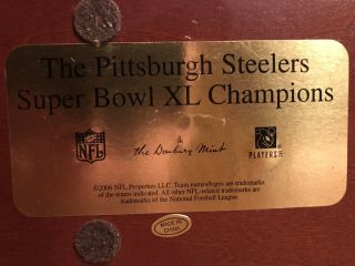 Pittsburgh Steelers Bowl XL Champs Danbury Team Figurine NM/M Rare 11