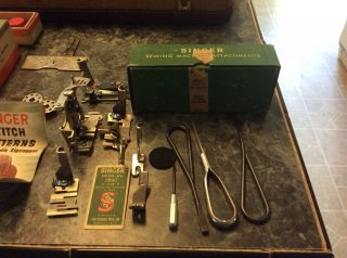Vintage Heavy Duty Singer 301A Sewing Machine 1952 Model / Accesories Serviced 4