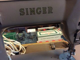 Vintage Heavy Duty Singer 301A Sewing Machine 1952 Model / Accesories Serviced 6