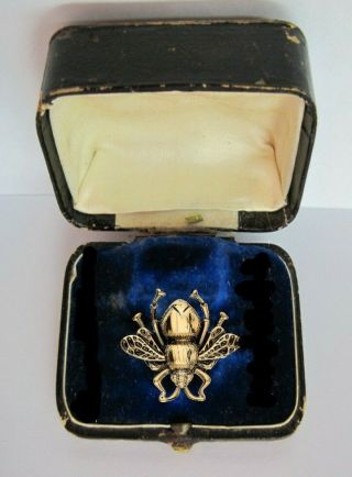 Imperial Russian Silver Brooch Faberge Design Rare Silver Sample