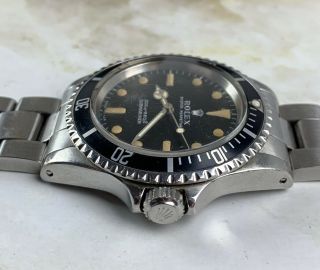 Vintage Rolex Submariner Dive Wristwatch Ref.  5513 Meters First 1968 NR 7