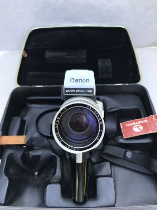 Vintage Canon Auto Zoom 518 8 Video Camera -