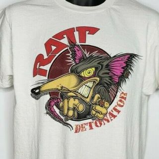 Ratt Concert T Shirt Vintage 90s 1990 1991 Detonator Tour Make A Mess Usa Xl