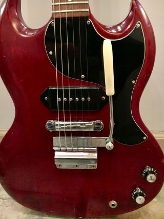 Price Lowered Vintage 1966 Cherry Gibson Sg Jr Guitar All