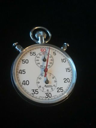 Vintage Minerva Rattrapante Split - Seconds Stopwatch