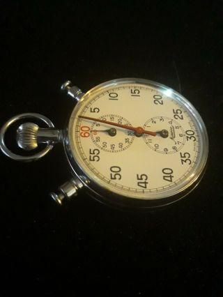 Vintage Minerva Rattrapante Split - seconds Stopwatch 4