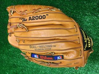Vintage Wilson The A2000 Xlc Dual Hinge Rht Baseball Glove Mitt Japan