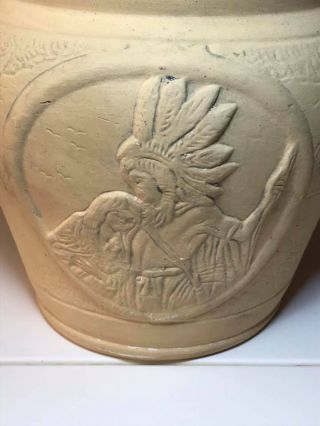 Rare 1920’s Medalta Pottery Indian Vase Made in Medicine Hat Alberta Canada. 3