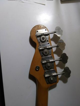 1966 Fender Precision Bass Neck,  Tuners,  Rosewood FB,  Vintage 5FEB66C 7